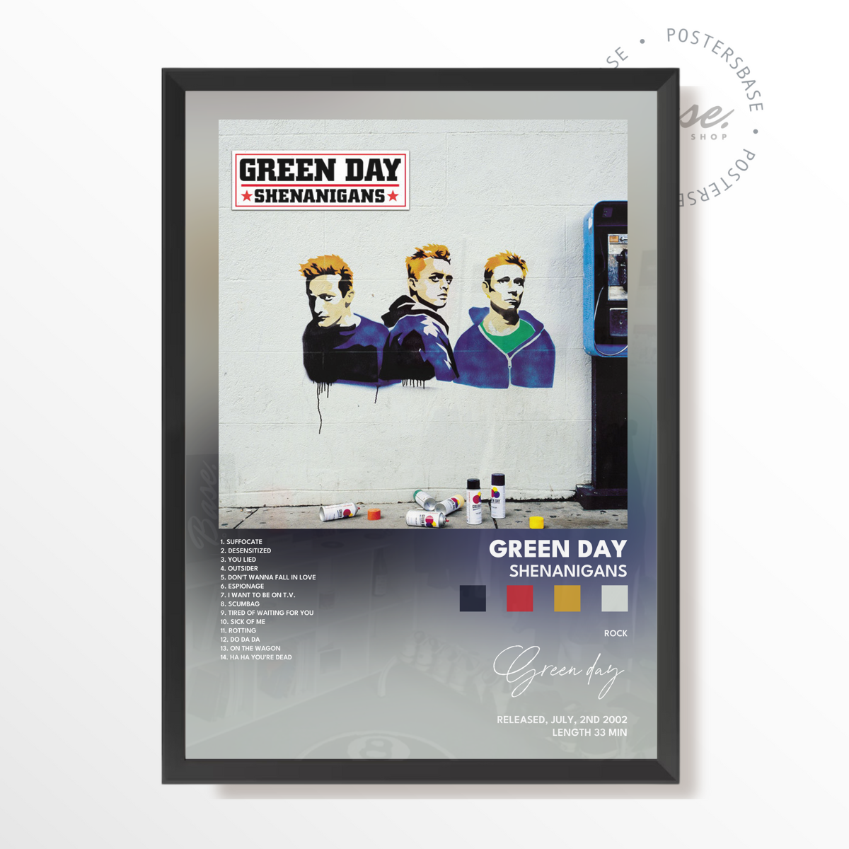 green day Shenanigans poster