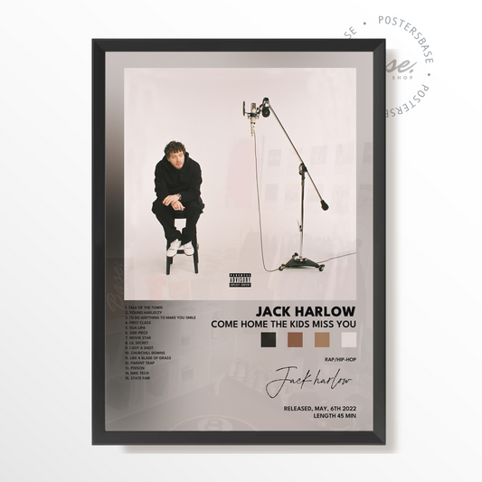 jack harlow Come Home The Kids Miss You poster