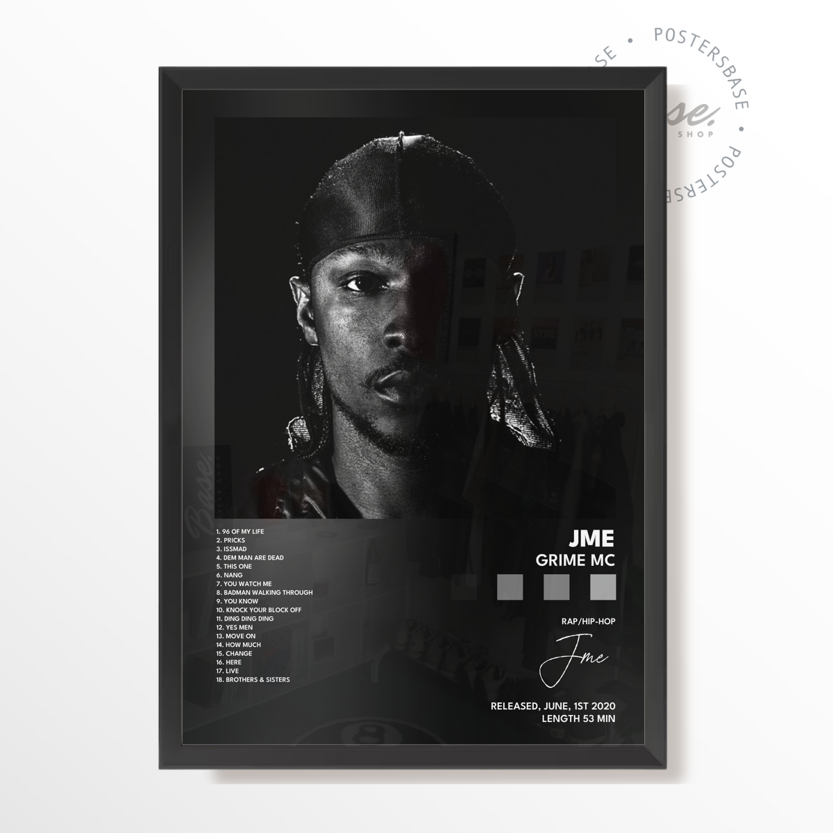 jme Grime MC poster