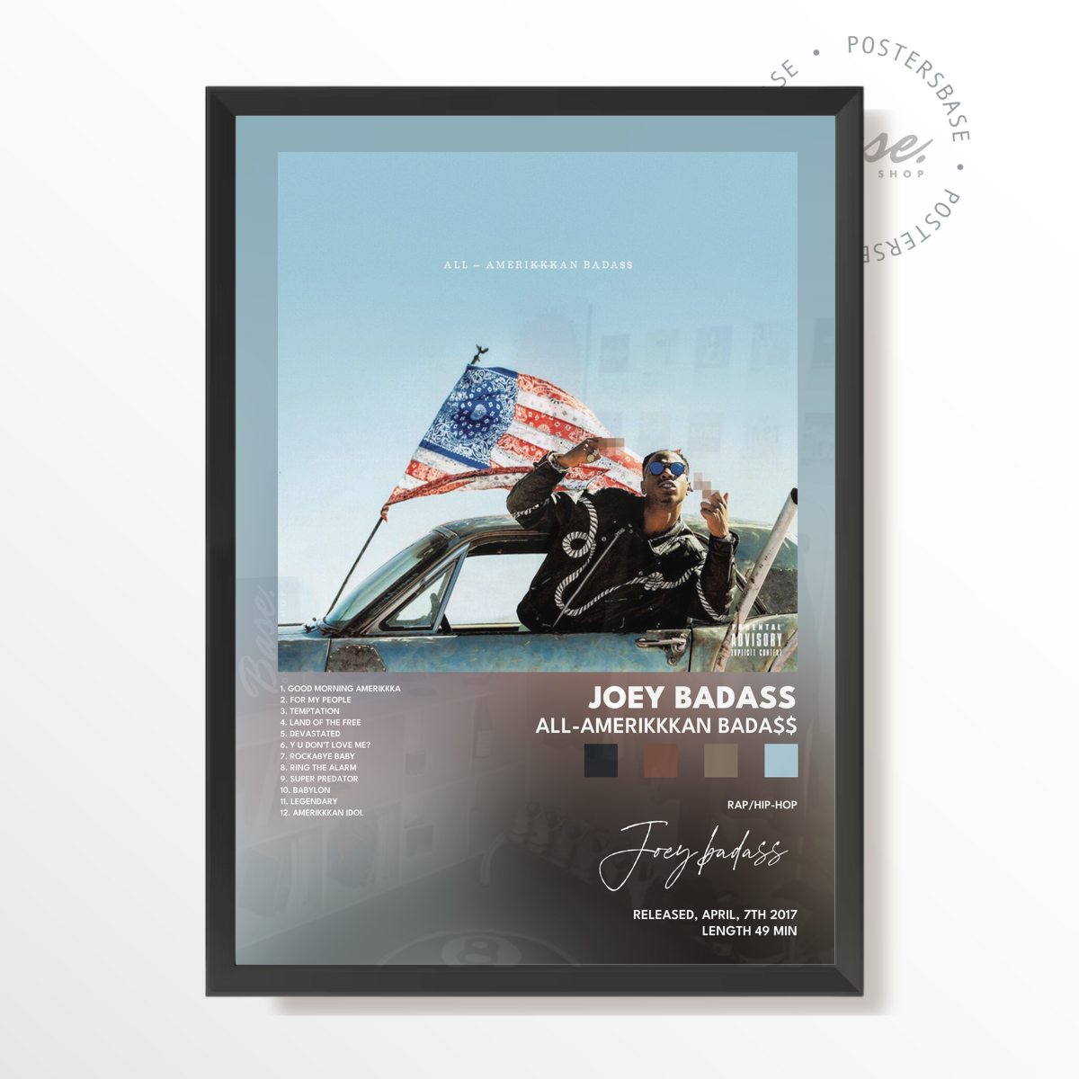 joey badass ALL AMERIKKKAN BADA poster