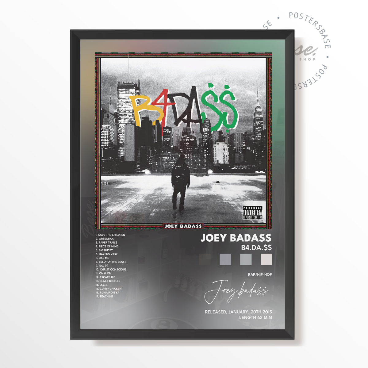 joey badass B4DA poster