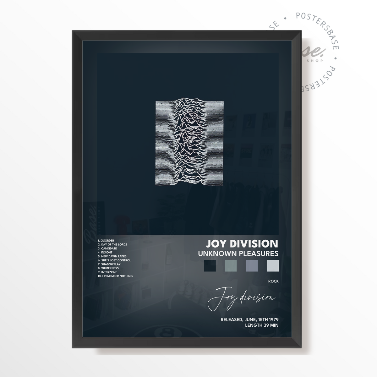 joy division Unknown Pleasures poster