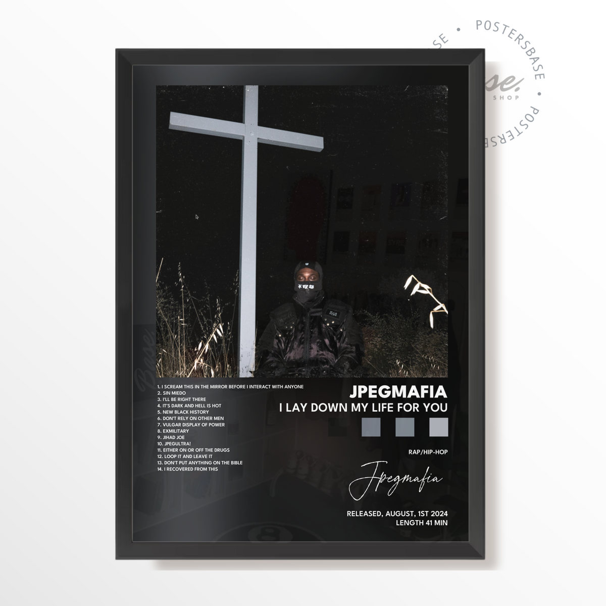 jpegmafia I LAY DOWN MY LIFE FOR YOU poster