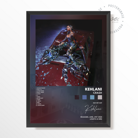 kehlani CRASH poster