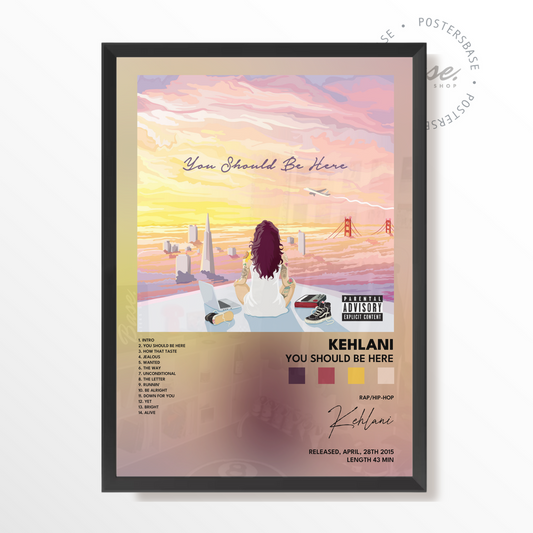 kehlani You Should Be Here poster