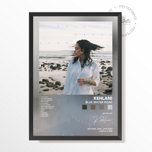 kehlani blue water road poster