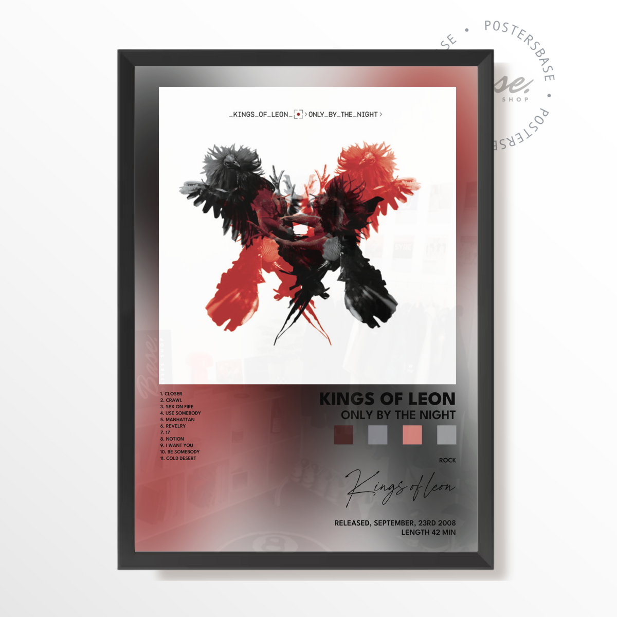 kings of leon Only By The Night poster