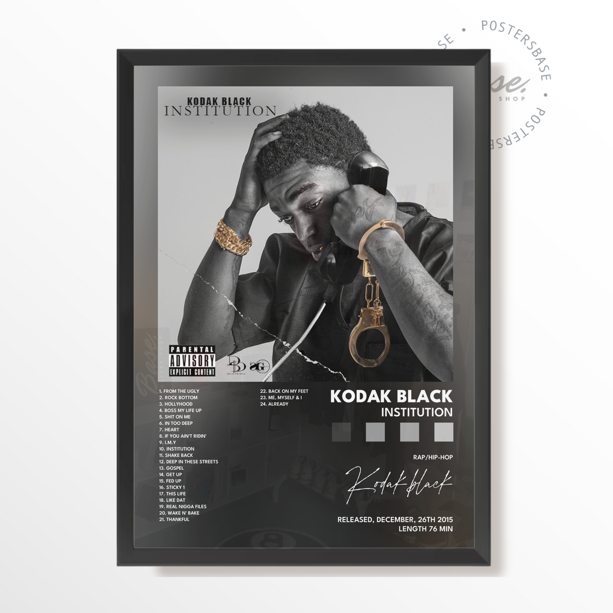 kodak black Institution poster