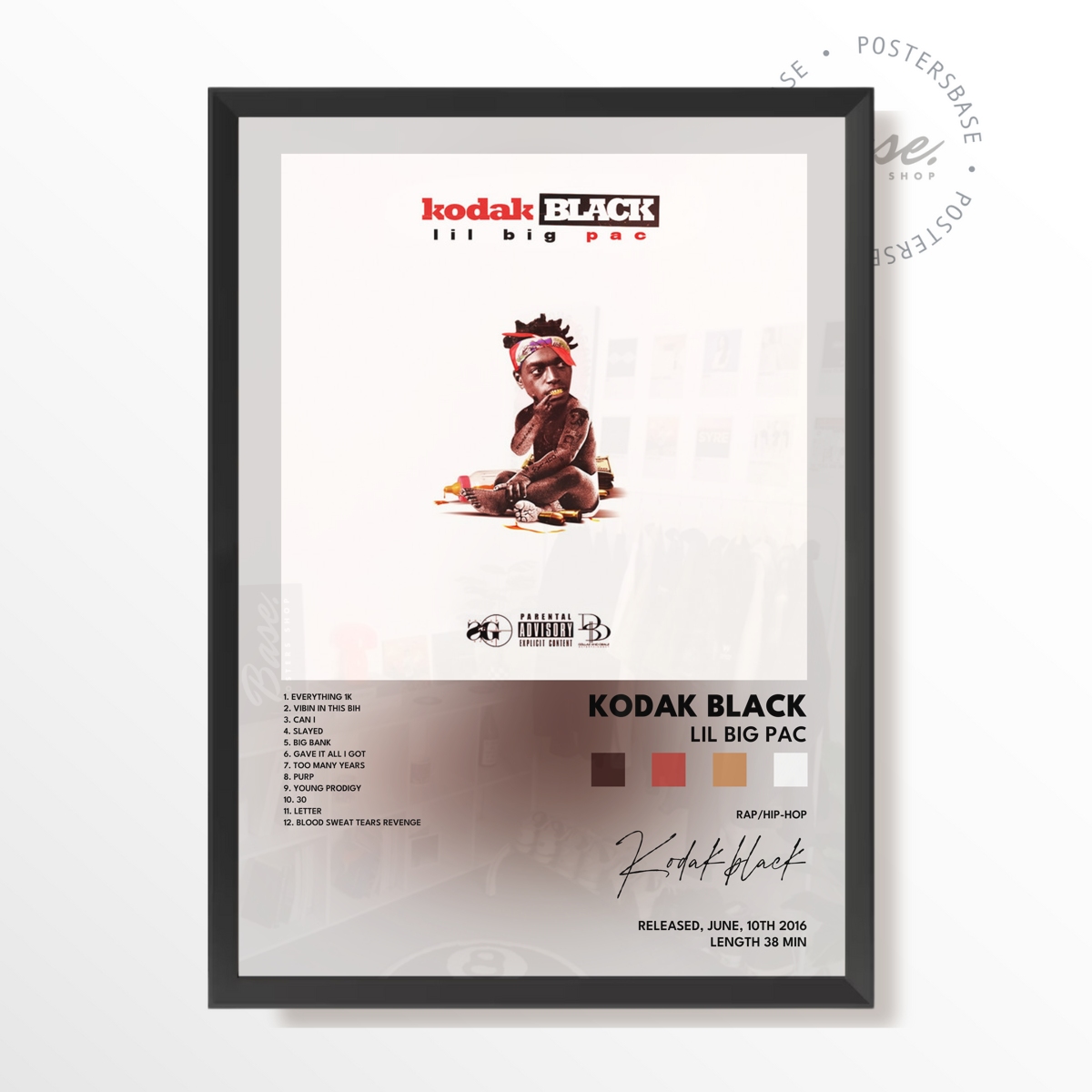 kodak black Lil Big Pac poster