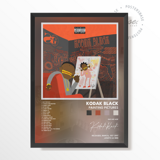 kodak black Painting Pictures poster