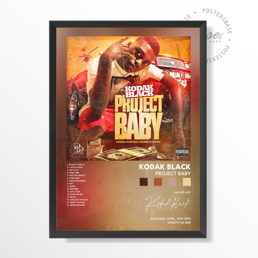 kodak black Project Baby poster