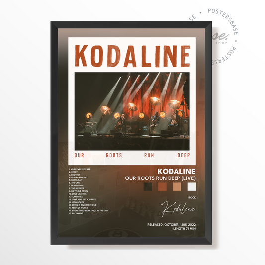 kodaline Our Roots Run Deep Live poster