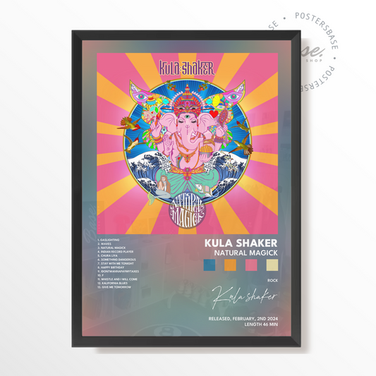 kula shaker Natural Magick poster