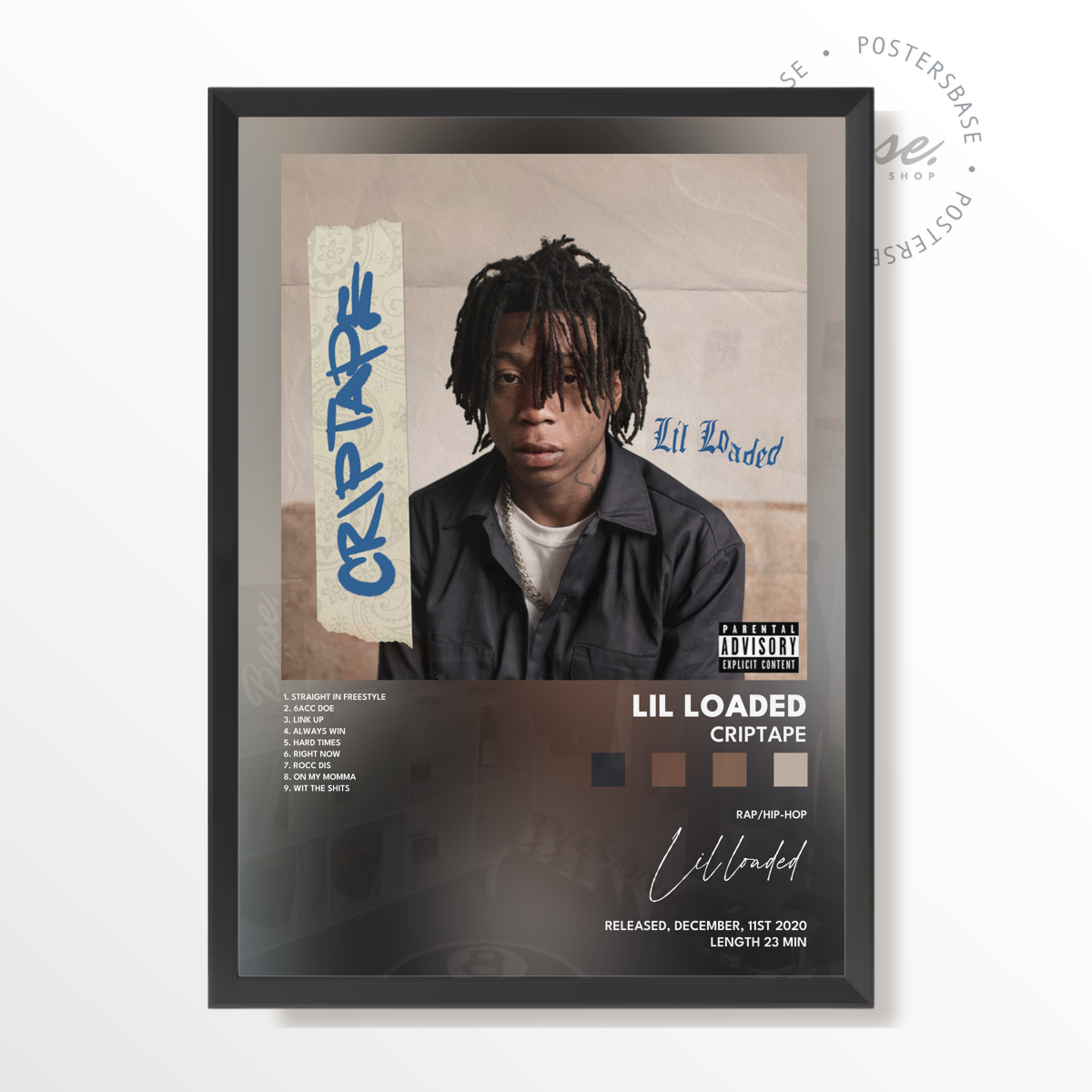 lil loaded CRIPTAPE poster