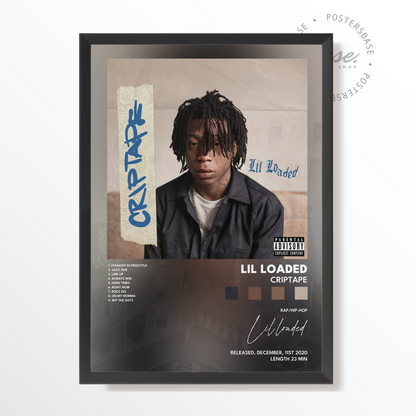 lil loaded CRIPTAPE poster