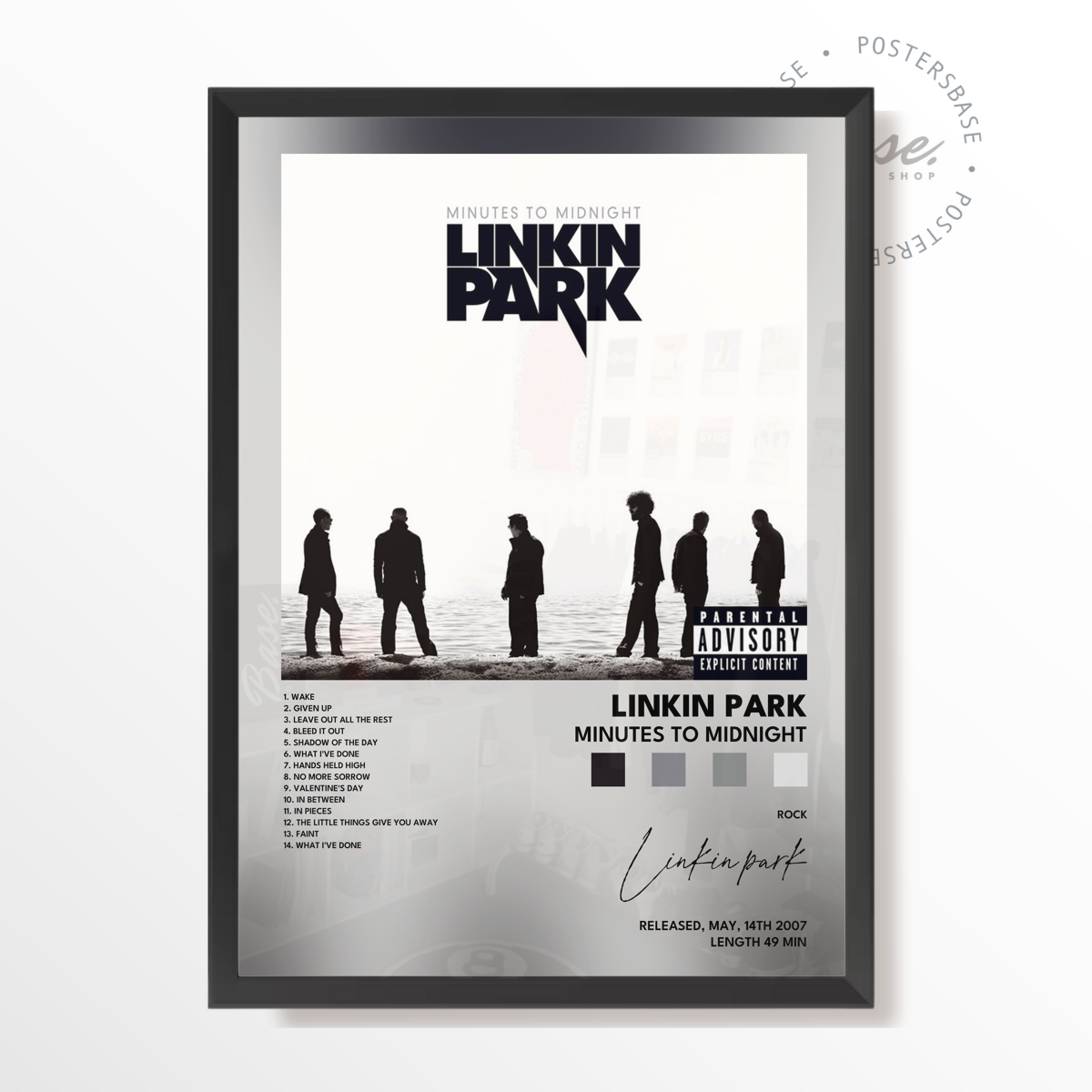 linkin park Minutes to Midnight poster