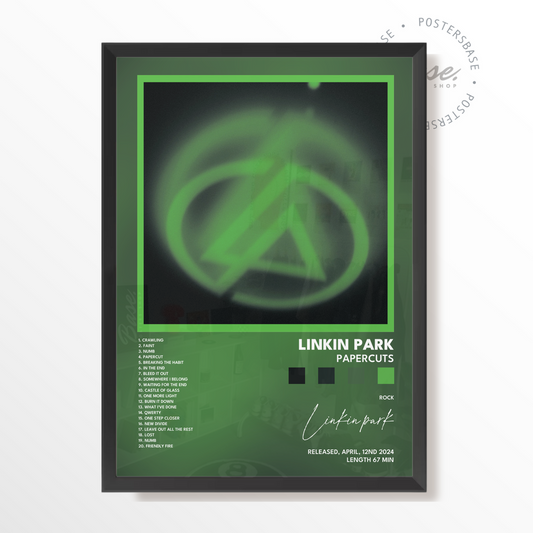 linkin park Papercuts poster