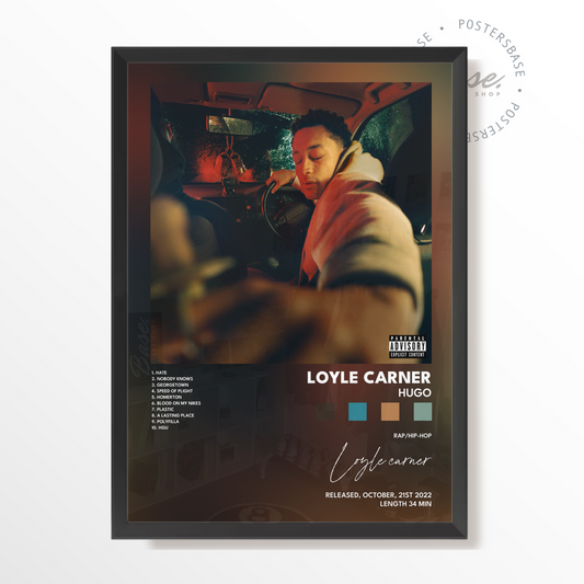 loyle carner hugo poster