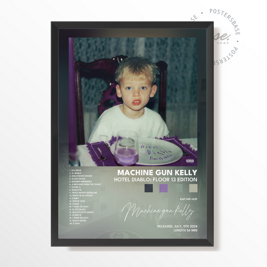 machine gun kelly Hotel Diablo Floor 13 Edition poster