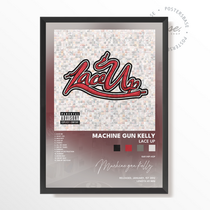 machine gun kelly Lace Up poster