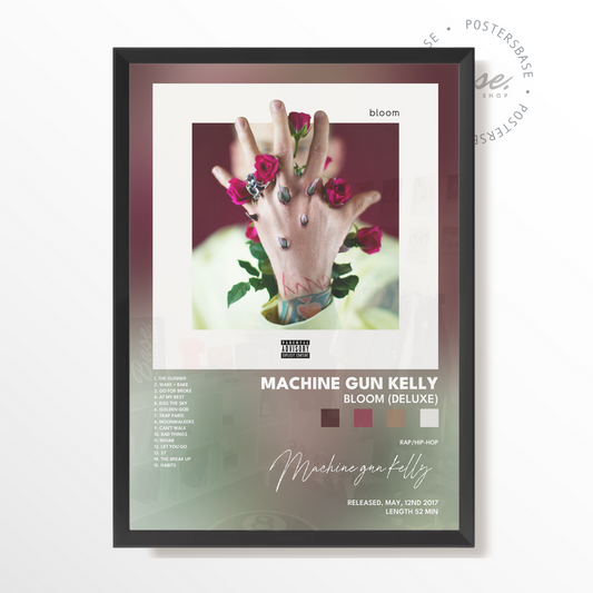 machine gun kelly bloom Deluxe poster