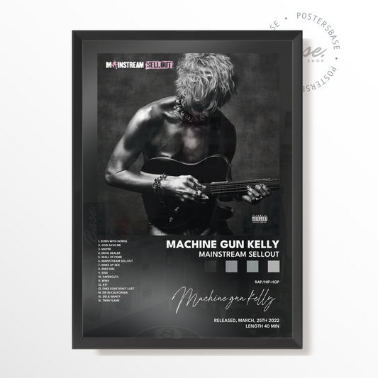 machine gun kelly mainstream sellout poster