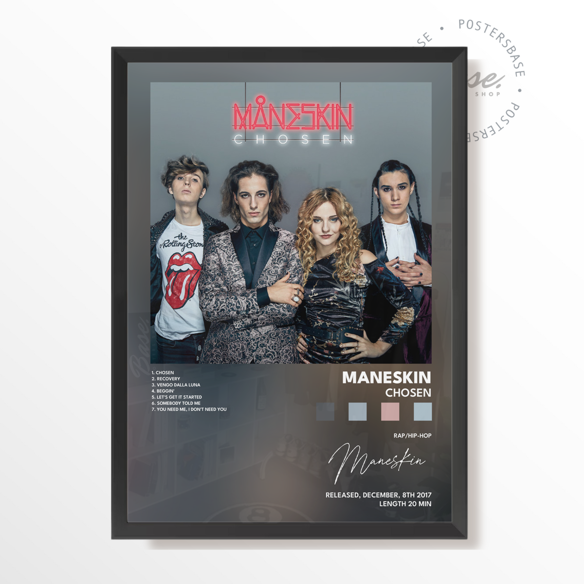 maneskin Chosen poster