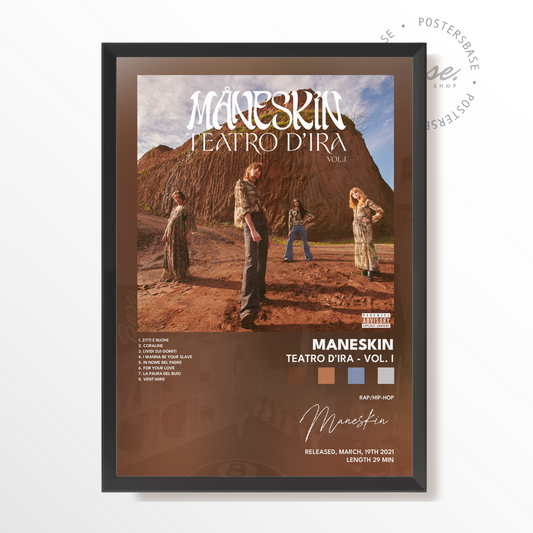 maneskin Teatro dira   Vol I poster