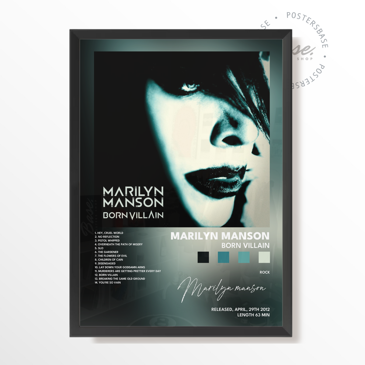 marilyn manson Born Villain poster