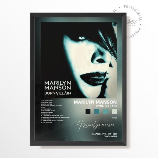 marilyn manson Born Villain poster