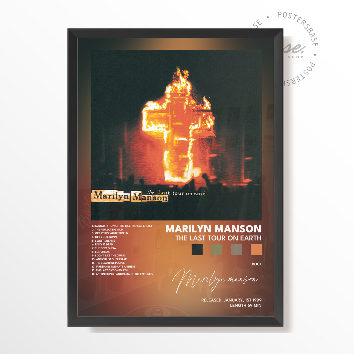 marilyn manson The Last Tour On Earth poster