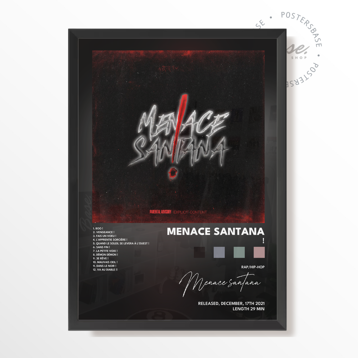 menace santana  poster