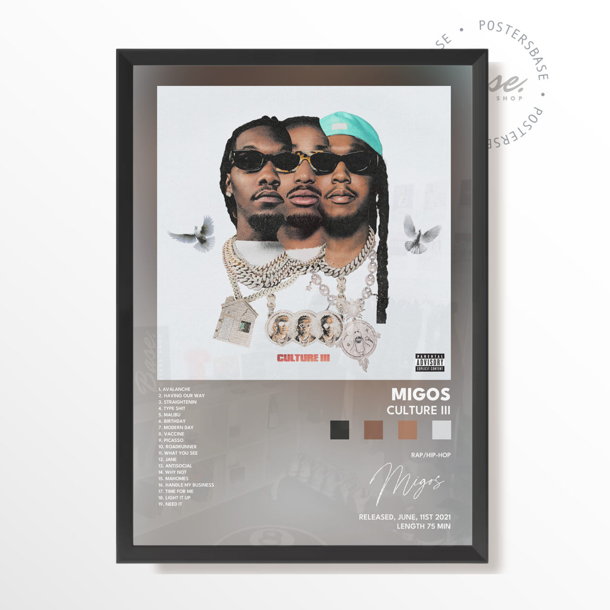 migos Culture III poster