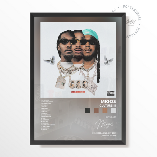 migos Culture III poster