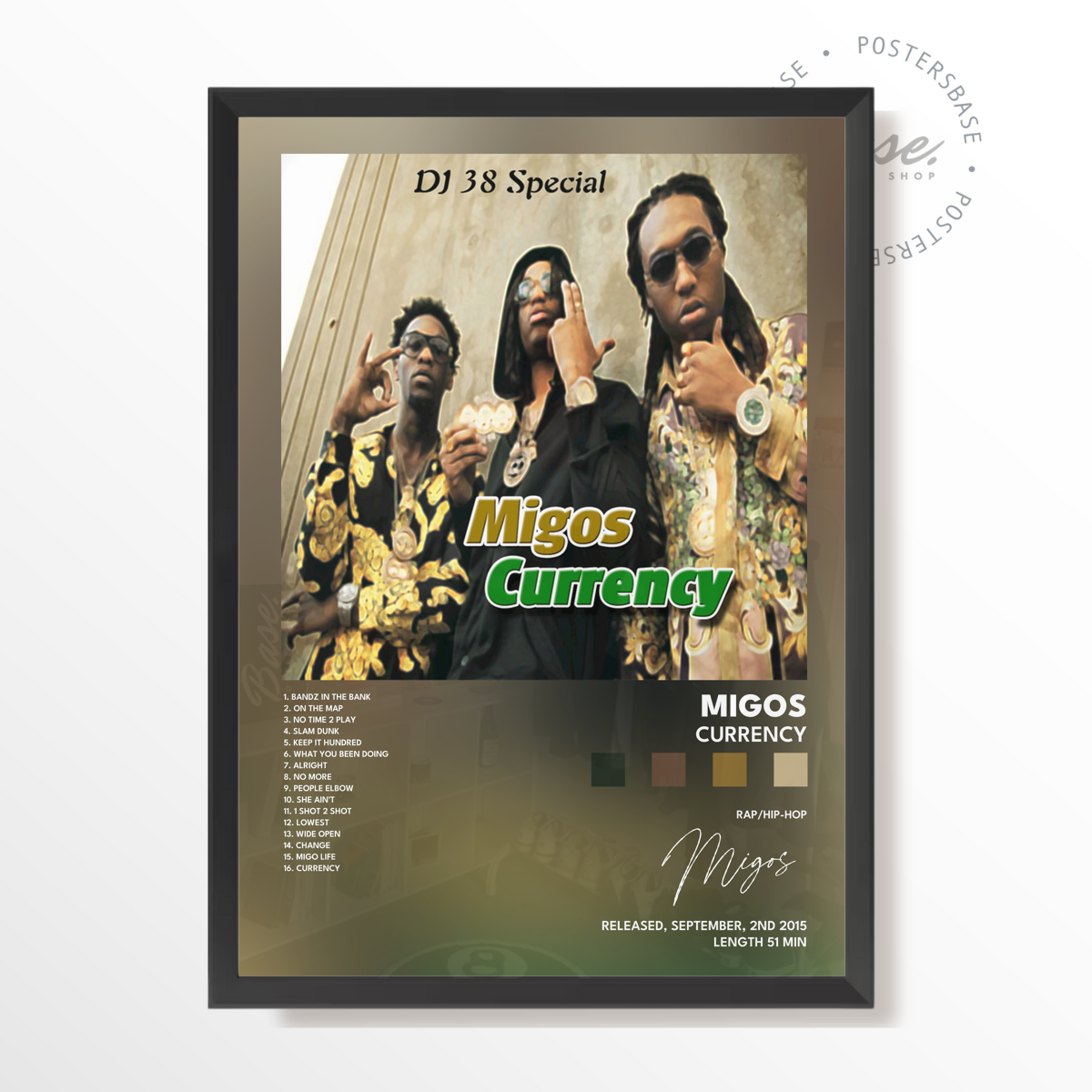 migos Currency poster