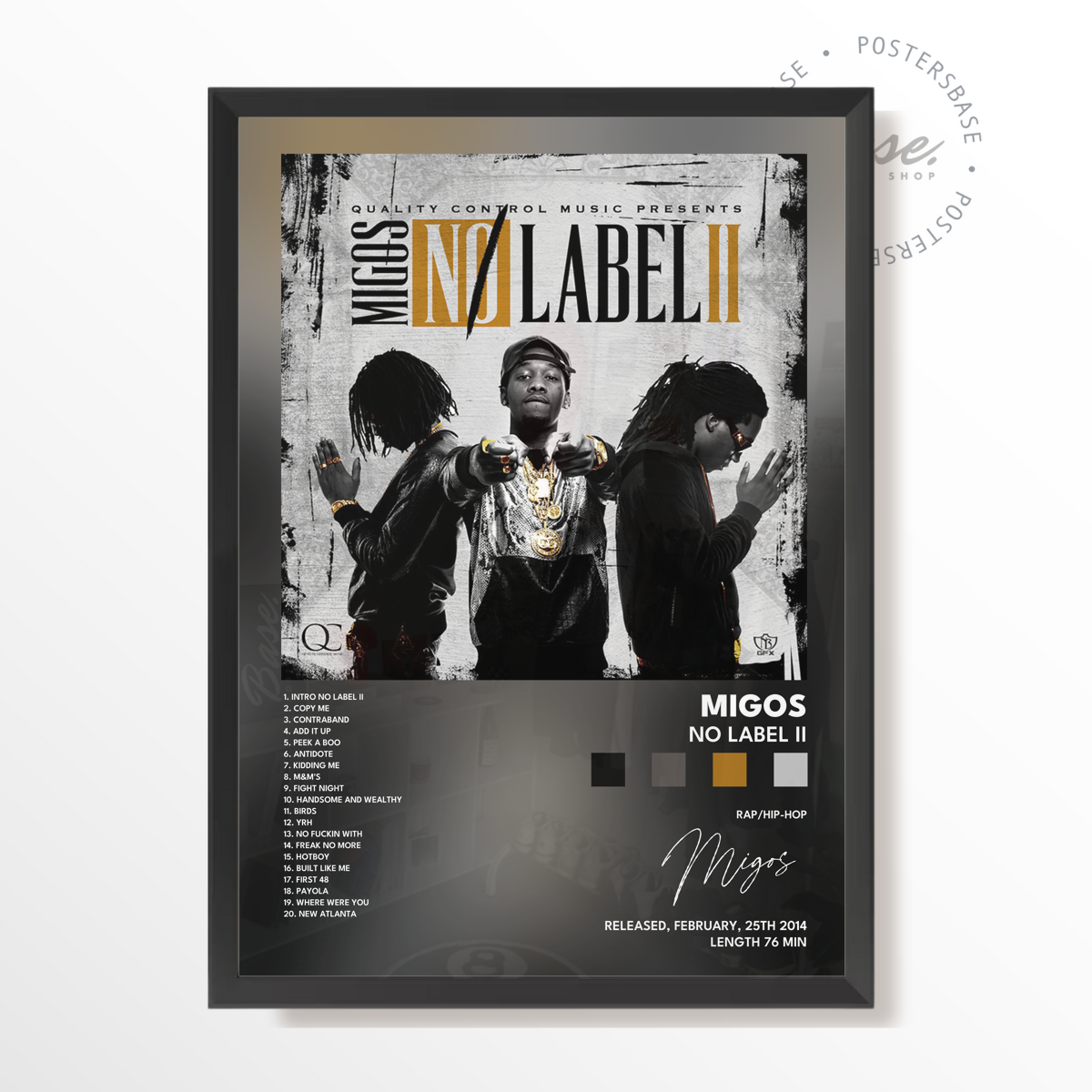 migos No Label II poster