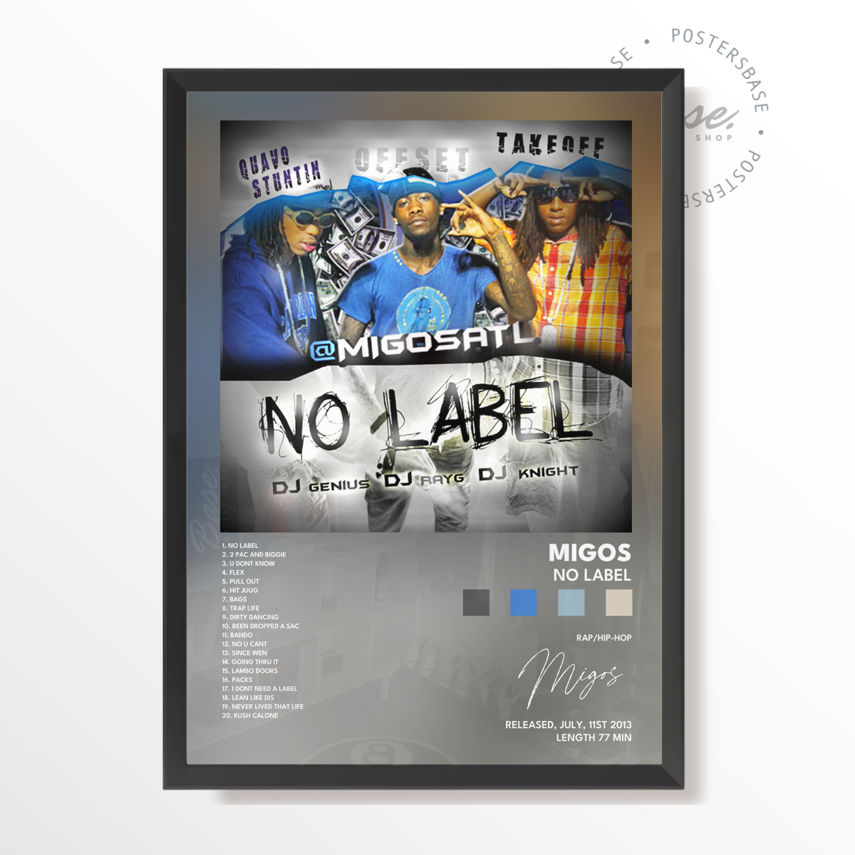 migos No Label poster