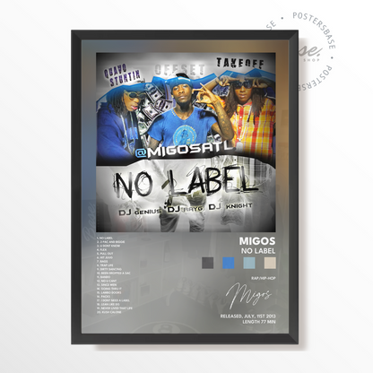 migos No Label poster