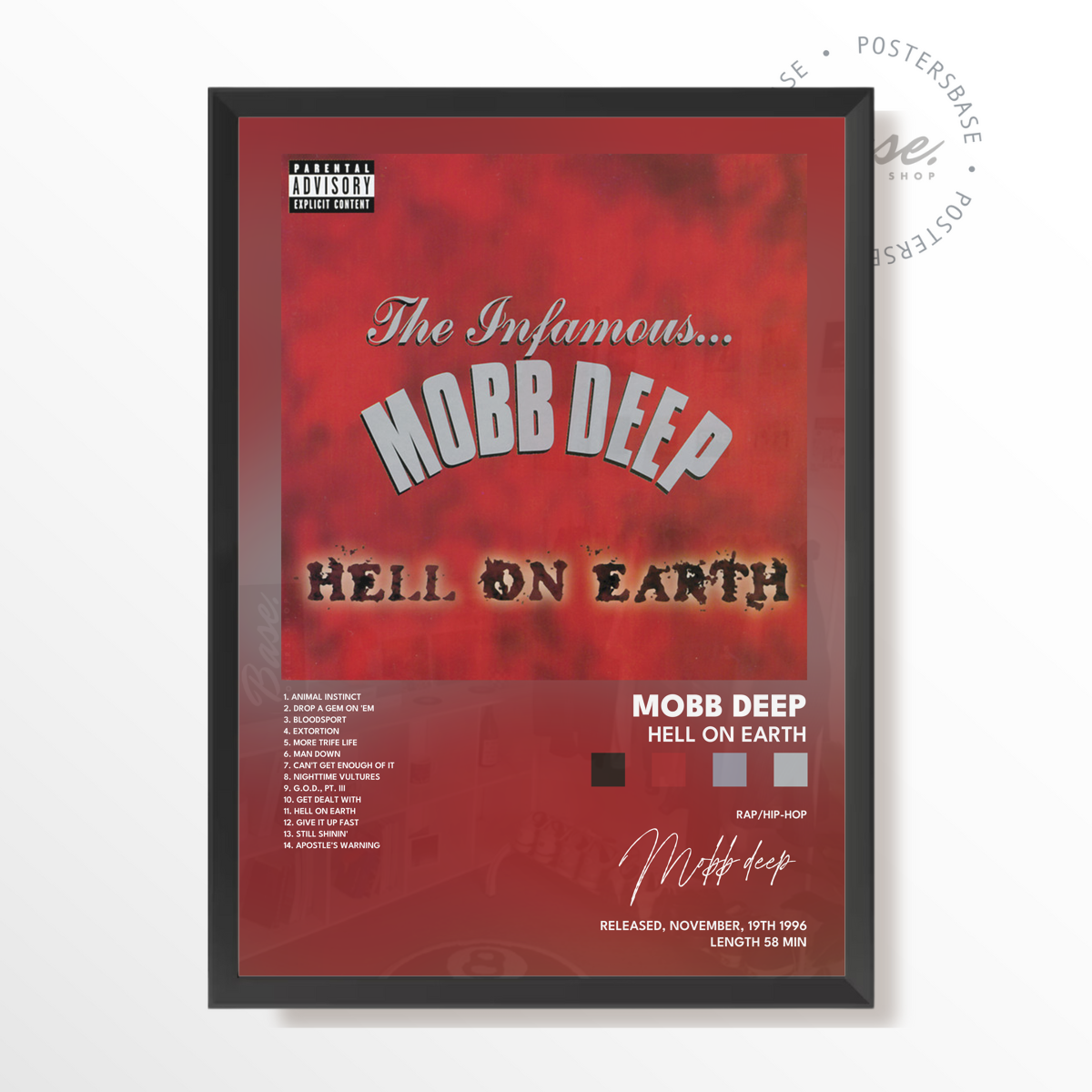 mobb deep Hell On Earth poster