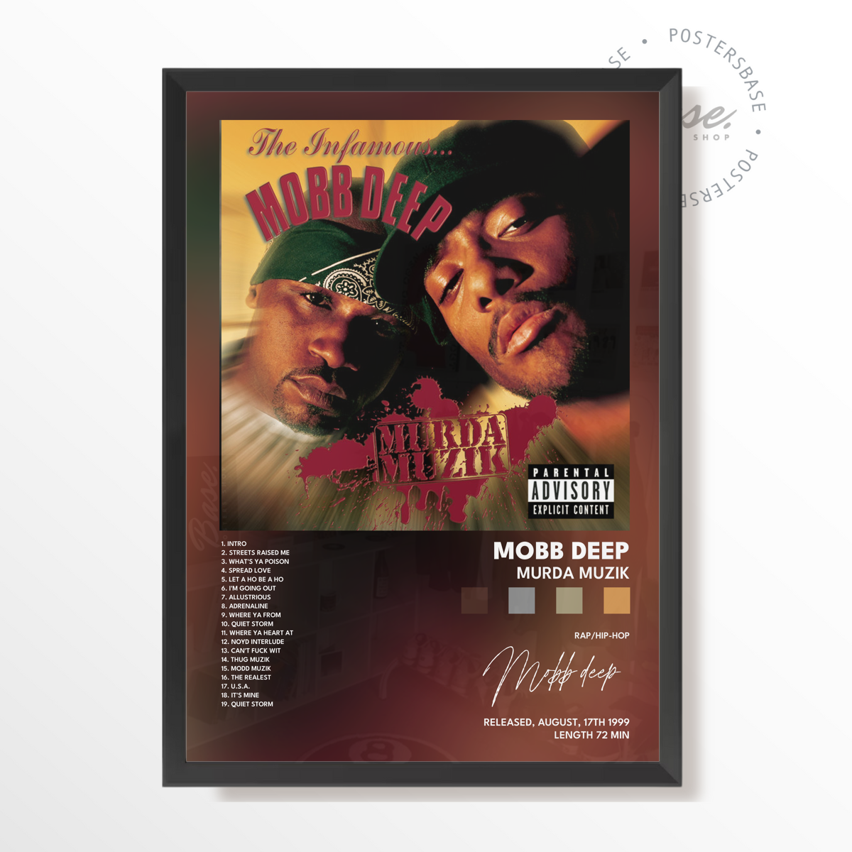 mobb deep Murda Muzik poster