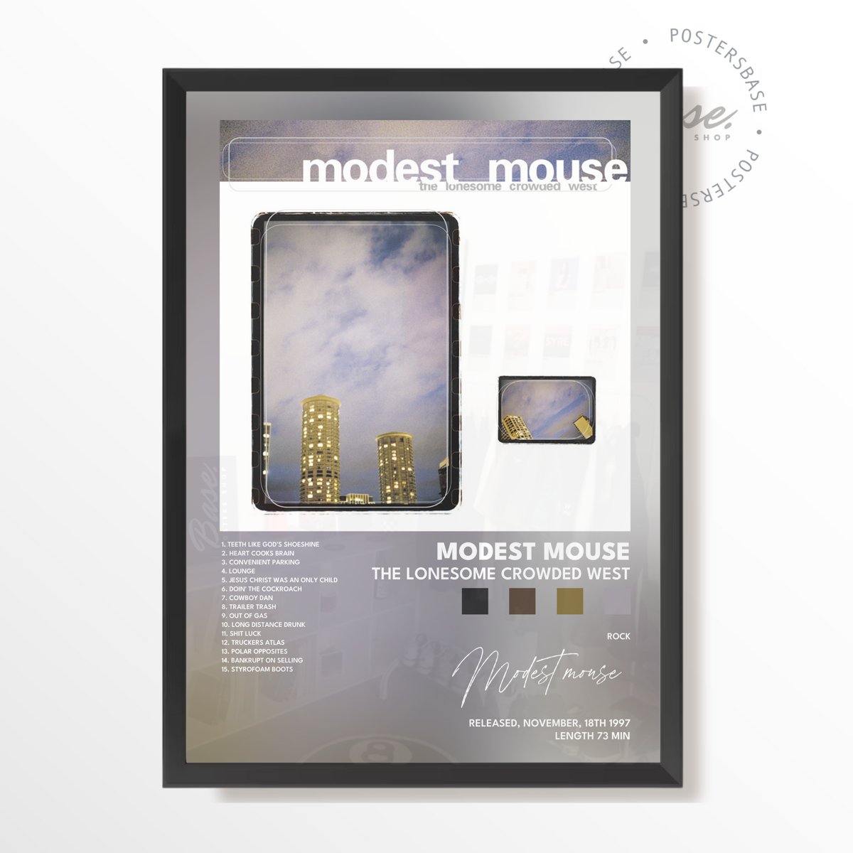 modest mouse The Lonesome Crowded West poster