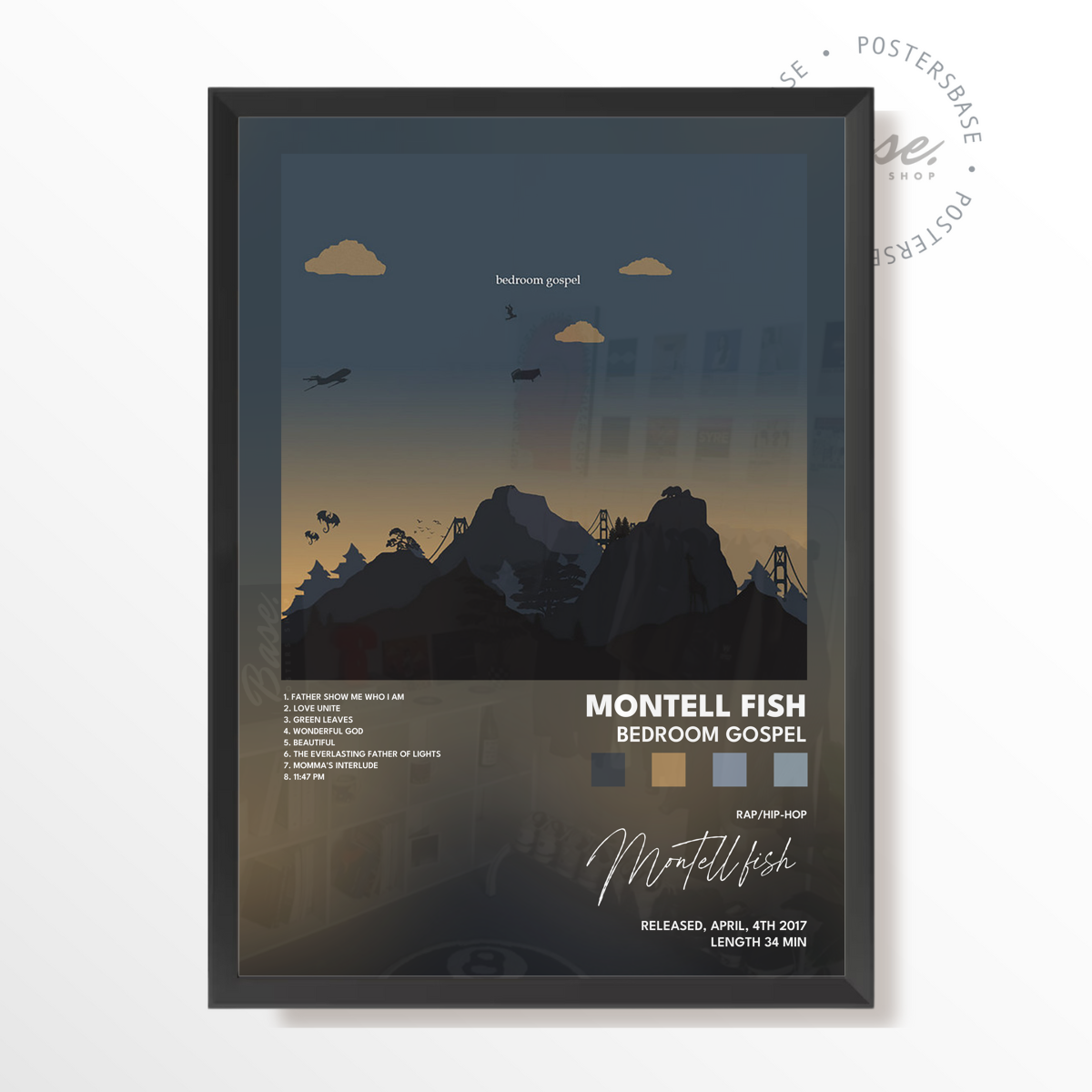 montell fish Bedroom Gospel poster