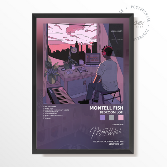 montell fish Bedroom Lofi poster