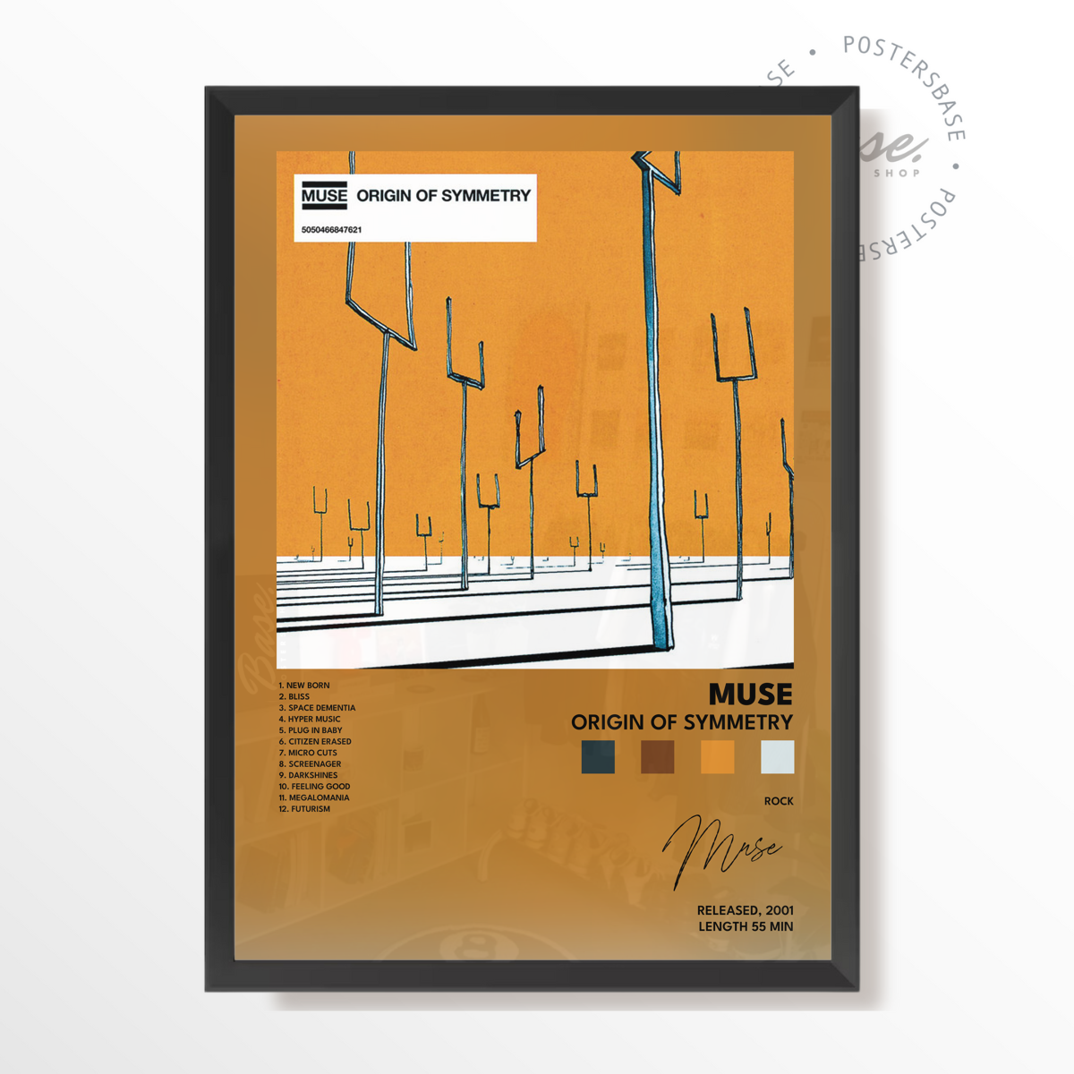 muse Origin of Symmetry poster