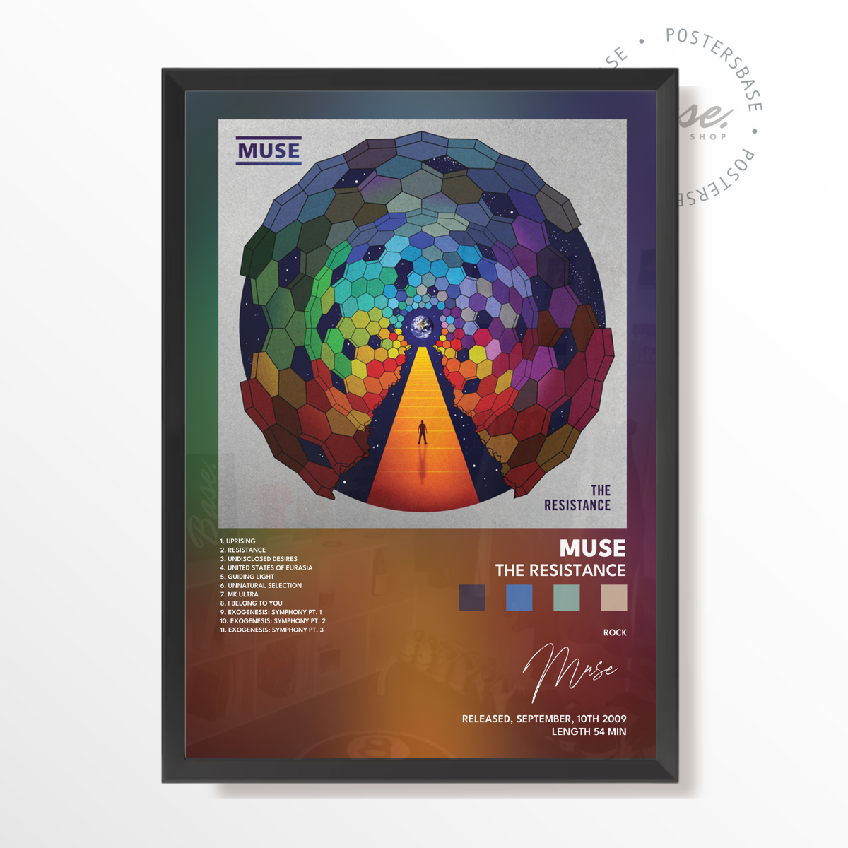 muse The Resistance poster