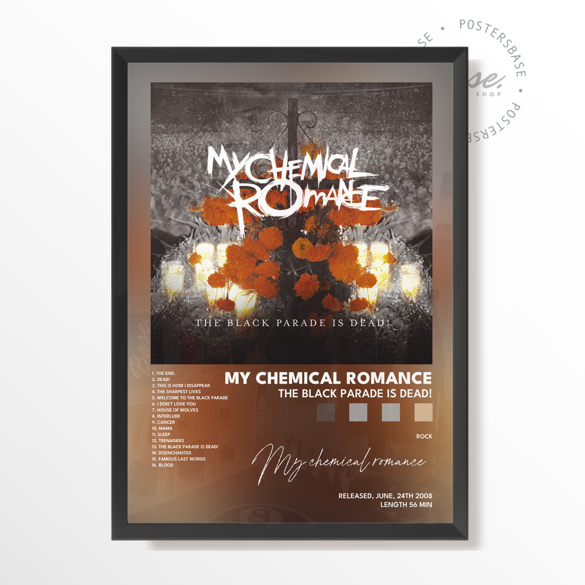 my chemical romance The Black Parade Is Dead poster