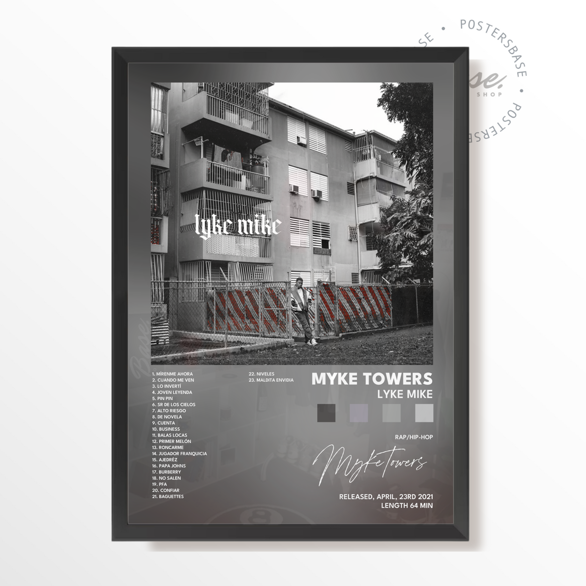 myke towers LYKE MIKE poster