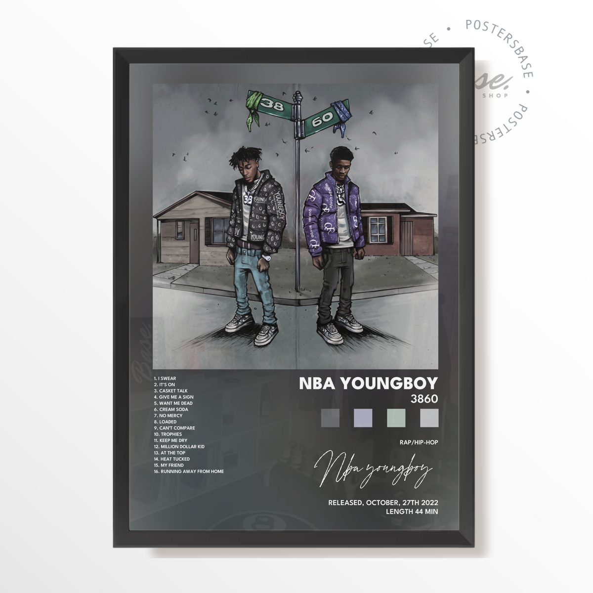 nba youngboy 3860 poster