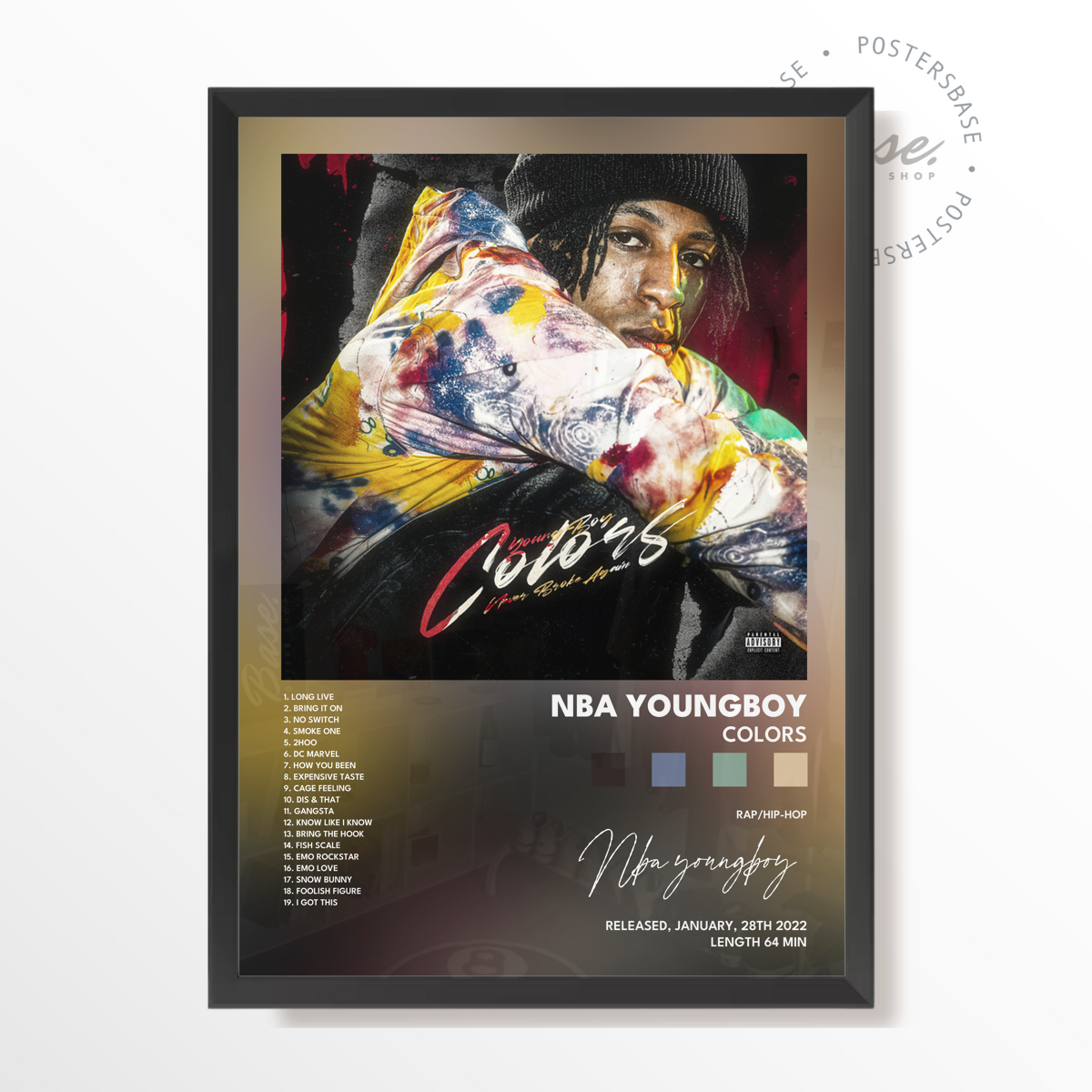 nba youngboy Colors poster