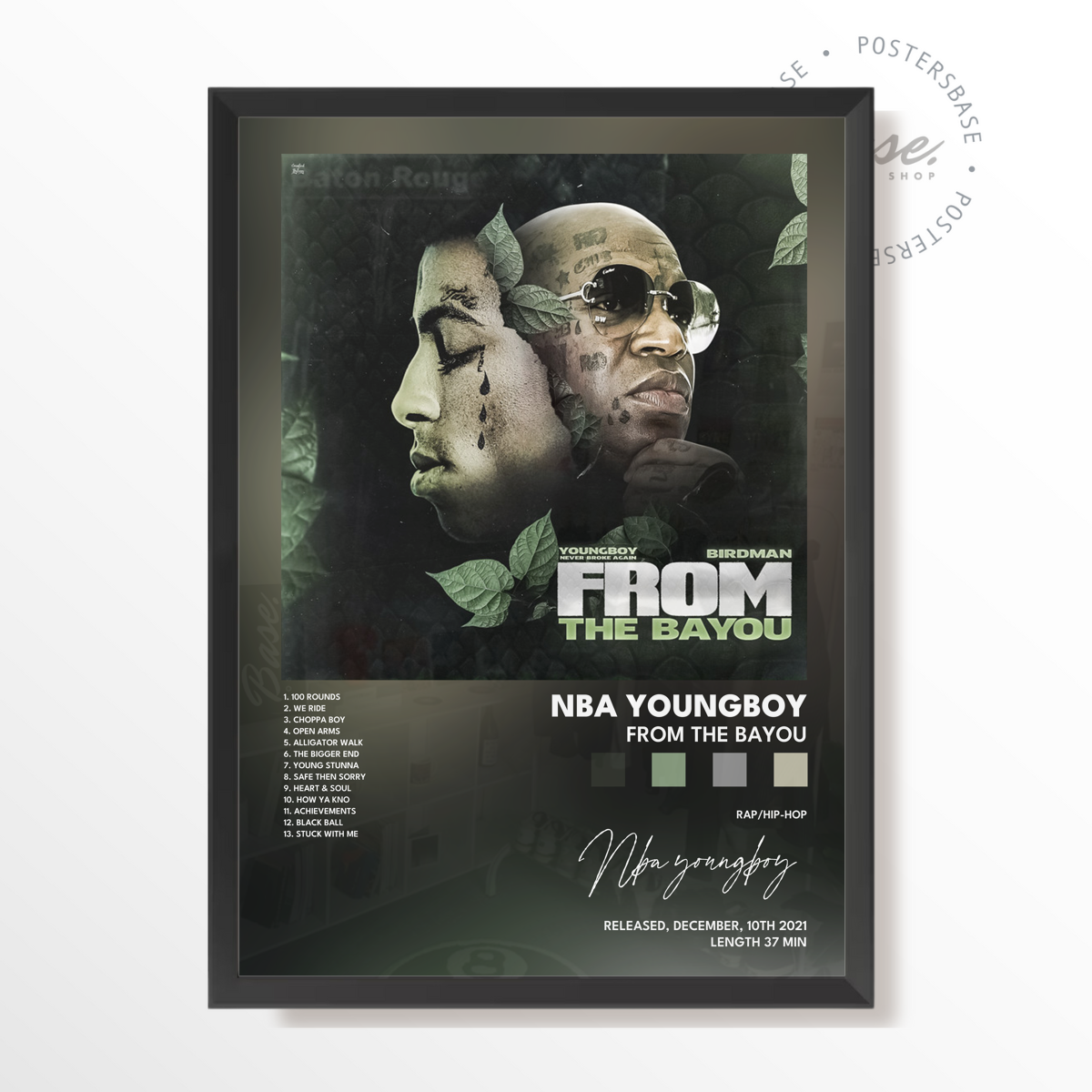 nba youngboy From The Bayou poster